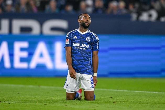23 08 2025, Football, 2 Bundesliga, Season 2025 2026, Matchday 3, FC Schalke 04 VfL Bochum, Moussa Sylla FC Schalke 04 xRHR PHOTO YYx Copyright: KROEGER RHR-FOTOx RHR-FOTO YY