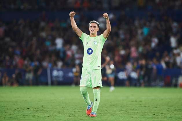 Pablo Paez Gavira, Gavi FC Barcelona during the LaLiga EA Sports match between Levante UD and FC Barcelona at Ciudad de Valencia on August 23, 2025 in Valencia, Spain Photo by Maria Jose Segovia DeFodi Images