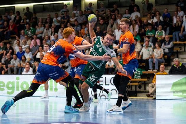 Handball, Test match, Frisch Auf Göppingen - SKK Talent Pilsen