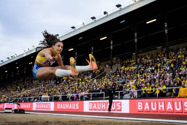 250823 Ayla Hallberg Hossa of Sweden competes in women s long jump during day 2 of the athletics gala Finnkampen on August 23, 2025 in Stockholm. Photo: Joel Marklund BILDBYRAN kod JM JM0721 bbeng friidrott athletics friidrett finnkampen finnkampen 2025 dam long jump lengde längdhopp Sverige *** 250823 Ayla Hallberg Hossa of Sweden competes in women s long jump during day 2 of the athletics gala Finnkampen on August 23, 2025 in Stockholm Photo Joel Marklund BILDBYRAN kod JM JM0721 bbeng friidrott athletics friidrett finnkampen finnkampen 2025 dam long jump lengde längdhopp Sverige  Copyright: JOELxMARKLUND BB250823JM121