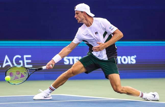 August 23, 2025: Marton Fucsovics wins Winston Salem Open. Winston-Salem Open Finals (Marton Fucsovics and Botic Van De Zandschulp) , ATP, Tennis Herren Tour, Wake Forest Tennis Complex, Winston Salem, North Carolina. . CSM Winston Salem United States of America - ZUMAc04_ 20250823_zma_c04_078 Copyright: xDavidxBeachx