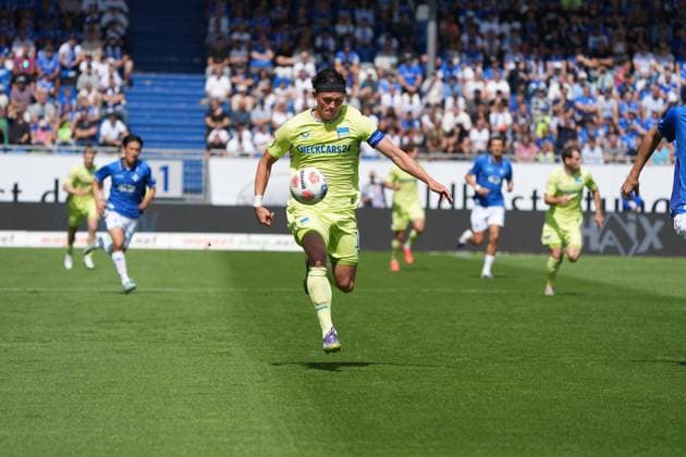 Fabian Reese Hertha BSC Berlin, 11 24 08 2025 2 Bundesliga, Season 25 26 SV Darmstadt 98 vs Hertha BSC Berlin, Stadion am Boellenfalltor, Matchday 3, emonline, emspor,