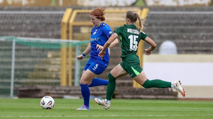 Football, Women, 2nd BL, VfL Wolfsburg - SV Meppen