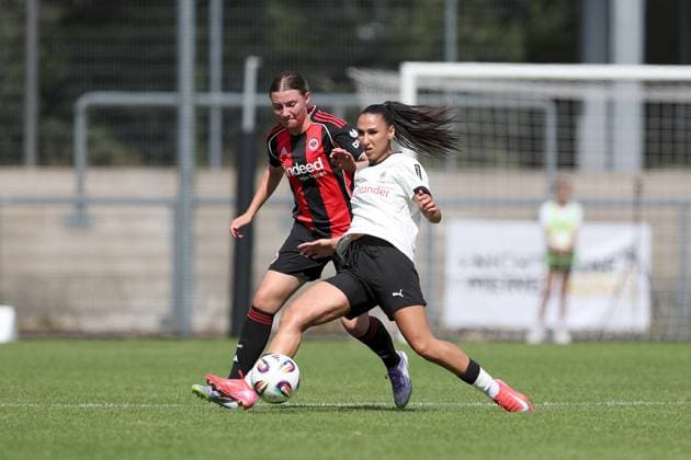 Football, Women, 2nd BL, Eintracht Frankfurt II - Borussia Mönchengladbach