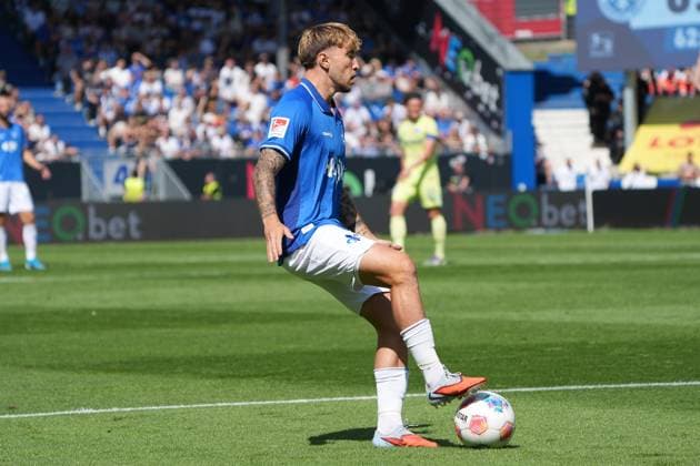 Luca Marseiler SV Darmstadt 98, 08 24 08 2025 2 Bundesliga, Season 25 26 SV Darmstadt 98 vs Hertha BSC Berlin, Stadion am Boellenfalltor, Matchday 3, emonline, emspor,