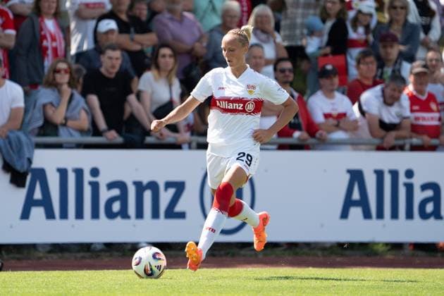 Meike Meßmer VFB Stuttgart Women, 29 in attack, GER, VfB Stuttgart Women vs FC Bayern Muenchen Women II, Football, 2 Womens Bundesliga, 1 Matchday, 2025 2026 Season, 24 08 2025, GER, VfB Stuttgart Women vs FC Bayern Muenchen Women II, Football, 2 Womens Bundesliga, 1 Matchday, 2025 2026 Season, 24 08 2025, Stuttgart Copyright: xEibner-Pressefoto EdwardxCheungx EP_ECG