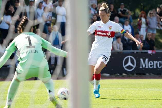 Jana Beuschlein VFB Stuttgart Women, 20 , GER, VfB Stuttgart Women vs FC Bayern Muenchen Women II, Football, 2 Womens Bundesliga, 1 Matchday, Season 2025 2026, 24 08 2025, GER, VfB Stuttgart Women vs FC Bayern Muenchen Women II, Football, 2 Womens Bundesliga, 1 Matchday, Season 2025 2026, 24 08 2025, Stuttgart Copyright: xEibner-Pressefoto EdwardxCheungx EP_ECG