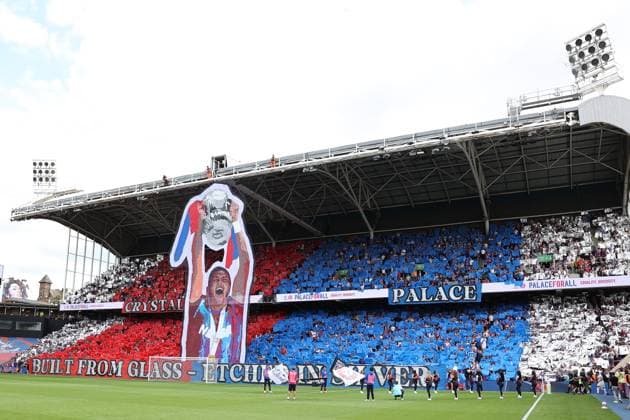 Crystal Palace v Nottingham Forest Premier League 24 08 2025. Crystal Palace tifo during the Premier League match between Crystal Palace and Nottingham Forest at Selhurst Park, London, England on 24 August 2025. London Selhurst Park Greater London England Editorial use only DataCo restrictions apply See www.football-dataco.com , Copyright: xPaulxPhelanx PSI-22678-0014