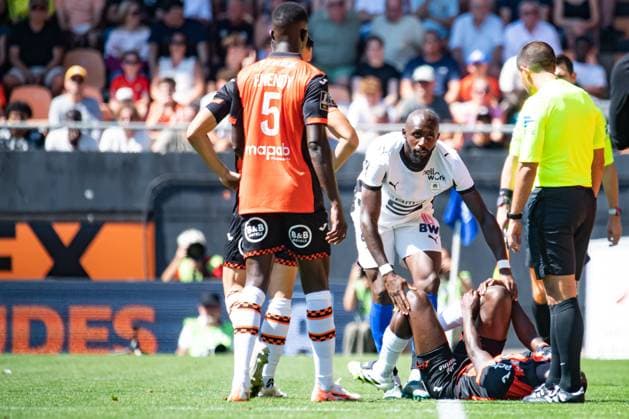 FOOTBALL : FC Lorient vs Stade Rennais - Ligue 1 - JournÃ e 2 - 24 08 2025 Seko Fofana (Stade Rennais) LorientFrance  Copyright: xBaptistexAutissierx