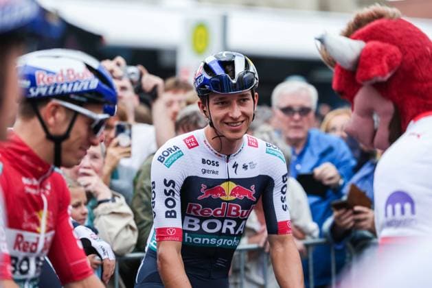 Cycling UCI ProSeries Men Elite LIDL Deutschland Tour 2025 Stage 4 Halle Magdeburg on 24 08 2025 Florian Lipowitz RED BULL BORA HANSGROHE xJRx
