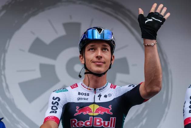 Cycling UCI ProSeries Men Elite LIDL Deutschland Tour 2025 Stage 4 Halle Magdeburg on 24 08 2025 Florian Lipowitz RED BULL BORA HANSGROHE xJRx