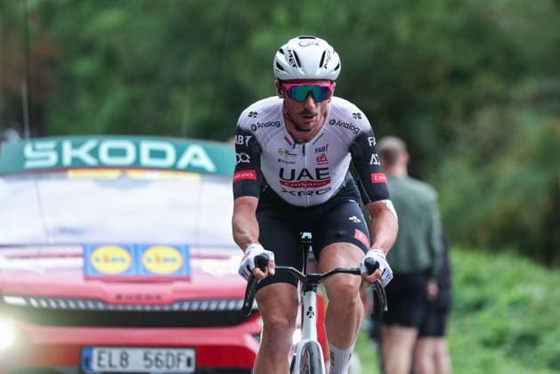 Cycling UCI ProSeries Men Elite LIDL Deutschland Tour 2025 Stage 4 Halle Magdeburg on 24 08 2025 Brandon McNulty UAE TEAM EMIRATES XRG xJRx