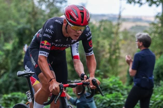 Cycling UCI ProSeries Men Elite LIDL Deutschland Tour 2025 Stage 4 Halle Magdeburg on 24 08 2025 Marius Mayrhofer TUDOR PRO CYCLING TEAM xJRx