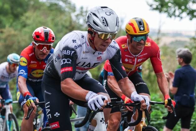 Cycling UCI ProSeries Men Elite LIDL Deutschland Tour 2025 Stage 4 Halle Magdeburg on 24 08 2025 Davide Stella UAE TEAM EMIRATES XRG xJRx