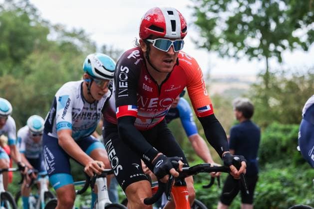 Cycling UCI ProSeries Men Elite LIDL Deutschland Tour 2025 Stage 4 Halle Magdeburg on 24 08 2025 Geraint Thomas INEOS GRENADIERS xJRx