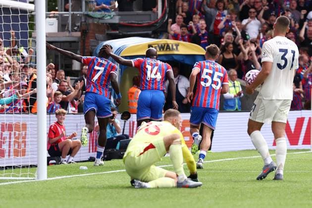 Crystal Palace v Nottingham Forest Premier League 24 08 2025. GOAL 1-0 IsmaÃ¯la Sarr of Crystal Palace scores a goal and celebrates during the Premier League match between Crystal Palace and Nottingham Forest at Selhurst Park, London, England on 24 August 2025. London Selhurst Park Greater London England Editorial use only DataCo restrictions apply See www.football-dataco.com , Copyright: xPaulxPhelanx PSI-22678-0018