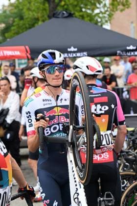 24-08-2025 Vuelta A Espana; Tappa 02 Alba - Limone Piemonte; 2025, Red Bull - Bora Hansgrohe; Pellizzari, Giulio; Alba; 