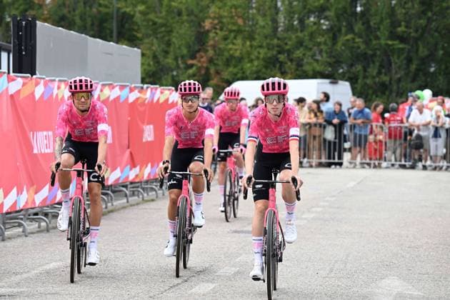 24-08-2025 Vuelta A Espana; Tappa 02 Alba - Limone Piemonte; 2025, Ef Education - Easypost; Alba; 