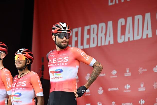 24-08-2025 Vuelta A Espana; Tappa 02 Alba - Limone Piemonte; 2025, Ineos Grenadiers; Ganna, Filippo; Alba; 