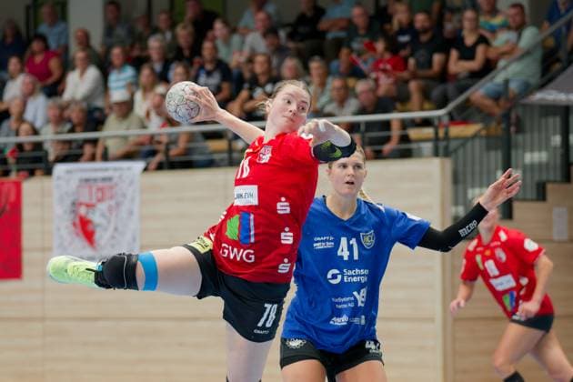 Handball, Women, DHB Cup, SV Union Halle-Neustadt - HC Leipzig