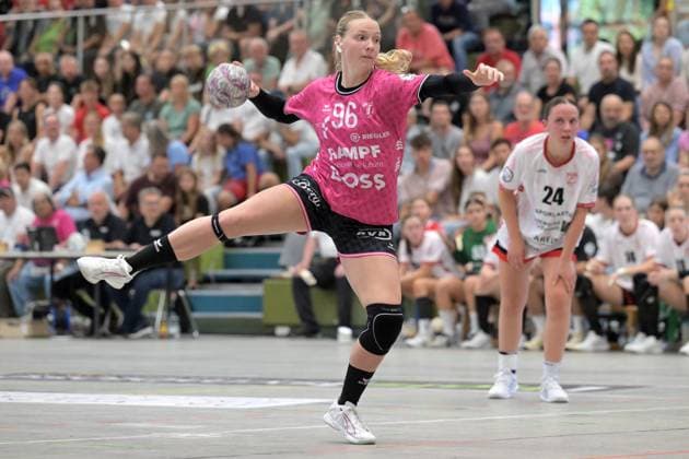 Charlotte Cholevova TusSies Metzingen, 96 TG Nuertingen vs TusSies Metzingen, Handball, DHB Pokal, 1 round, season 2025 2026, 24 08 2025 TG Nuertingen vs TusSies Metzingen, Handball, DHB Pokal, 1 round, season 2025 2026, 24 08 2025 Nuertingen Copyright: xEibner-Pressefoto TobiasxBaurx EP_TBR