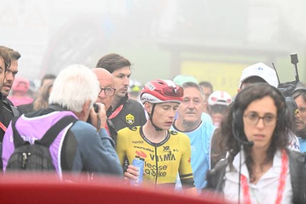 24-08-2025 Vuelta A Espana; Tappa 02 Alba - Limone Piemonte; 2025, Visma - Lease A Bike; Vingegaard, Jonas; Limone Piemonte; 
