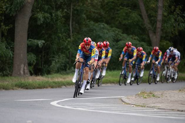 Cycling, Lidl Deutschland Tour, Stage 4, 24 08 2025 Jacopo Mosca ITA, Lidl Trek Aschersleben Germany Copyright: xCarlaxNagelx