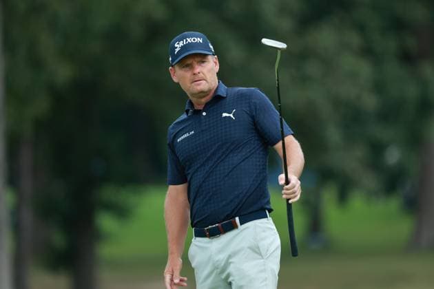The Ally Challenge GRAND BLANC,MICHIGAN-AUGUST 24: Soren Kjeldsen of Denmark follows his putt on the second green during the final round of The Ally Challenge presented by McLaren at Warwick Hills Golf & Country Club, Grand Blanc, MI, USA Sunday, August 24, 2025. Grand Blanc Michigan United States  Copyright: xJorgexLemusx originalFilename:lemus-theallyc250824_npV3Q.jpg