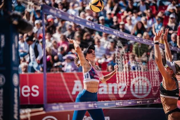 Beach Volleyball Women Allianz German Beach Tour 2025 Tourstop Berlin 24 08 2025 Lisa Sophie Kotzan at the Attack Berlin Funkhaus Beach Berlin Germany