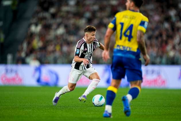 -j during the Serie A soccer match between Juventus Fc and Parma at the Juventus Stadium in Turin, north west Italy - August 24, 2025. - Soccer  Copyright: xFabioxFerrari LaPressex