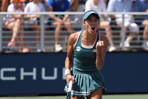 TENIS US OPEN 2025 24082025 N Z MCCARTNEY KESSLER W TRAKCIE MECZU PRZECIWKO MAGDA LINETTE W PIERWSZEJ RUNDZIE TURNIEJU WIELKIEGO SZLEMA US OPEN 2025 MARCIN CHOLEWINSKI NEWSPIX.PL TENNIS US OPEN 2025 24082025 MCCARTNEY KESSLER DURING THE MATCH IN THE FIRST ROUND NEWSPIX.PL --- newspix.pl 