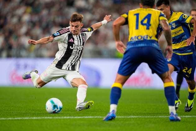 JuventusÕs Francisco Concei‹o during the Serie A soccer match between Juventus Fc and Parma at the Juventus Stadium in Turin, north west Italy - August 24, 2025. - Soccer  Copyright: xFabioxFerrari LaPressex