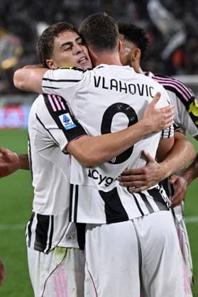Db Torino 24 08 2025 - campionato di calcio serie A Juventus-Parma foto Daniele Buffa Image nella foto: esultanza gol Dusan Vlahovic 