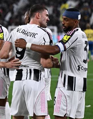 Db Torino 24 08 2025 - campionato di calcio serie A Juventus-Parma foto Daniele Buffa Image nella foto: esultanza gol Dusan Vlahovic 