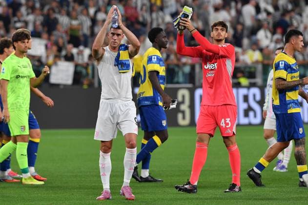 Foto IPP Massimo Rana Torino 24-08-2025 Calcio Campionato di Serie A 2025 2026 Juventus-Parma nella foto dusan vlahovic Italy Photo Press - World Copyright italy ITALY  Copyright: xR4924_italyphotopressx