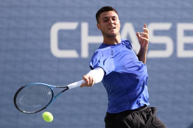 August 24, 2025, New York City, New York, United States: PABLO LLAMS RUIZ of Spain during the match against P. Carreno Busta of Spain in the first round of US Open 2025 at the USTA Billie Jean King National Tennis Center. Queens, New York City. Llamas Ruiz lost 6:7 (7-9), 4:6, 2:6. New York City United States - ZUMAc278 20250824_zsp_c278_040 Copyright: xMarcinxCholewinskix