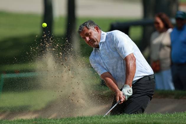 The Ally Challenge GRAND BLANC,MICHIGAN-AUGUST 24: Ricardo Gonzalez of Argentina hits out of the bunker toward the second green during the final round of The Ally Challenge presented by McLaren at Warwick Hills Golf & Country Club, Grand Blanc, MI, USA Sunday, August 24, 2025. Grand Blanc Michigan United States  Copyright: xJorgexLemusx originalFilename:lemus-theallyc250824_npaw4.jpg