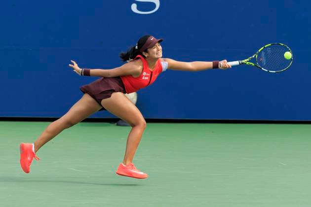 August 24, 2025, Flushing Meadows, New York, USA: Alexandra Eala (in photo) during a match against Clara Tauson on Day 1 of the 2025 US Open at USTA Billie Jean King National Tennis Center on Sunday August 24, 2025 in the Flushing neighborhood of the Queens borough of New York City. JAVIER ROJAS PI Flushing Meadows USA - ZUMAp124 20250824_zaa_p124_060 Copyright: xJavierxRojasx