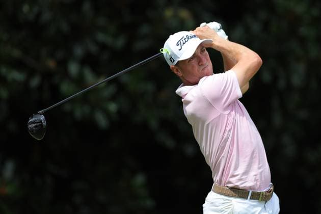 ATLANTA, GA - AUGUST 24: Justin Thomas of the United States hits his tee shot on hole 13 during the final round of the PGA, Golf Herren Tour Championship on August 24, 2025 at East Lake Golf Club in Atlanta, GA. (Photo by Jeff Robinson Icon Sportswire) GOLF: AUG 24 PGA FedEx Cup Playoffs - Tour Championship EDITORIAL USE ONLY Icon25082465765