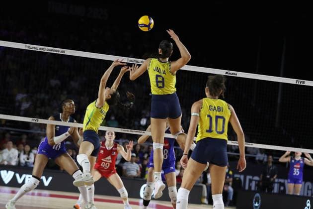 Volleyball, Women, World Championship, Brazil - France