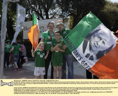 Football, EURO 2012, Test match, Ireland - Bosnia Herzegovina 1:0