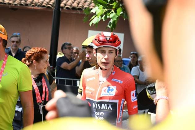 25-08-2025 Vuelta A Espana; Tappa 03 San Maurizio Canavese - Ceres; 2025, Visma - Lease A Bike; Vingegaard, Jonas; San Maurizio Canavese; 