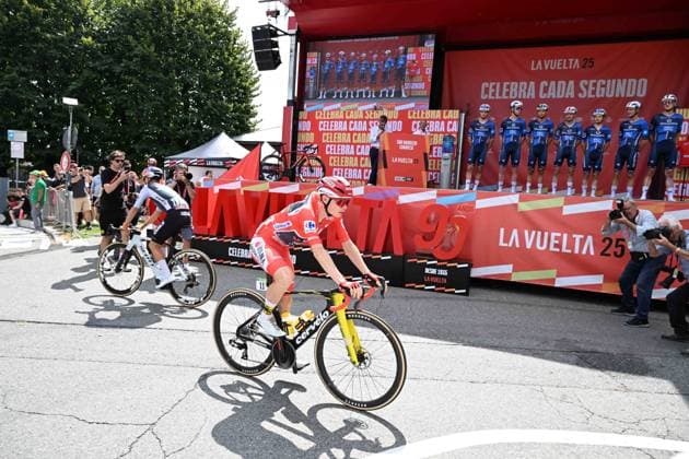 25-08-2025 Vuelta A Espana; Tappa 03 San Maurizio Canavese - Ceres; 2025, Visma - Lease A Bike; Vingegaard, Jonas; San Maurizio Canavese; 