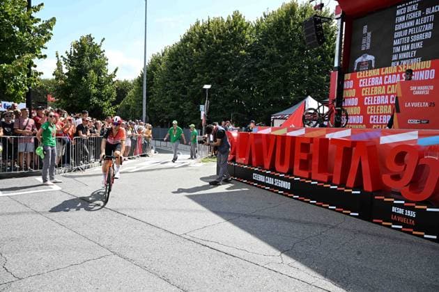 25-08-2025 Vuelta A Espana; Tappa 03 San Maurizio Canavese - Ceres; 2025, Ineos Grenadiers; Kwiatkowski, Michal; San Maurizio Canavese; 