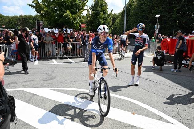 25-08-2025 Vuelta A Espana; Tappa 03 San Maurizio Canavese - Ceres; 2025, Groupama - Fdj; Gaudu, David; San Maurizio Canavese; 