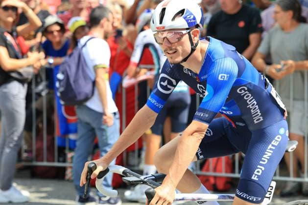 La Vuelta 25 - UCI Pro Tour Cycling Race Pierre Teyssot MAXPPP ; La Vuelta 25 - UCI Pro Tour Cycling Race. San Maurizio Canavese, Italy on August 25, 2025. 80th edition of the Spanish Cycling Tour, Stage 3, 134.6 km from San Maurizio Canavese to Ceres, Italy. David Gaudu (FRA) Pierre Teyssot Maxppp San Maurizio Canavese Piedmont Italy  Copyright: xMAXPPPxPierrexTeyssotx TEP66563 TEP66563