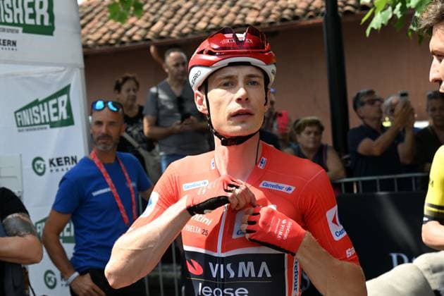 25-08-2025 Vuelta A Espana; Tappa 03 San Maurizio Canavese - Ceres; 2025, Visma - Lease A Bike; Vingegaard, Jonas; San Maurizio Canavese; 