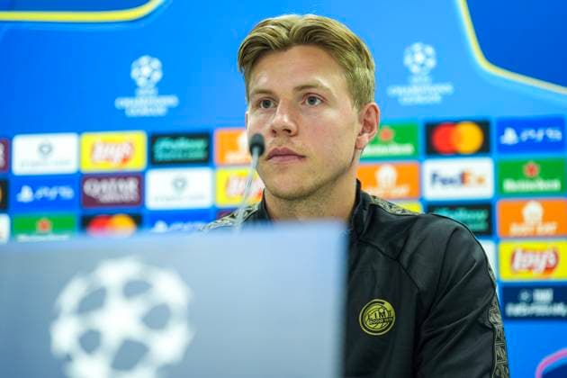Champions League qualifier Sturm Graz Bodo Glimt Klagenfurt, Austria 20250825 Bodo Glimts Jens Petter Hauge meets the press the day before the Champions League qualifying match against Sturm Graz Photo Terje Pedersen NTB Klagenfurt Austria EDITORIAL USE ONLY RESTRICTED USE FOR BETTING COMPANIES  Copyright: xTerjexPedersenx xNTBx