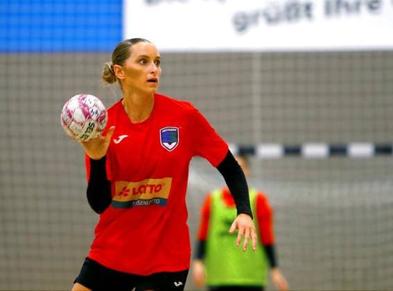 Access Silje Brons Petersen Zwickau Handball Women Test match BSV Sachsen Zwickau SG 09 Kirchhof 35 18 on 31 7 2025 BSV Sachsen Zwickau Test