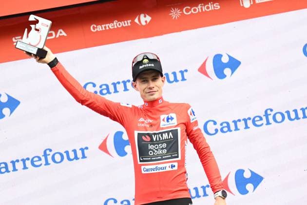 25-08-2025 Vuelta A Espana; Tappa 03 San Maurizio Canavese - Ceres; 2025, Visma - Lease A Bike; Vingegaard, Jonas; Ceres; 